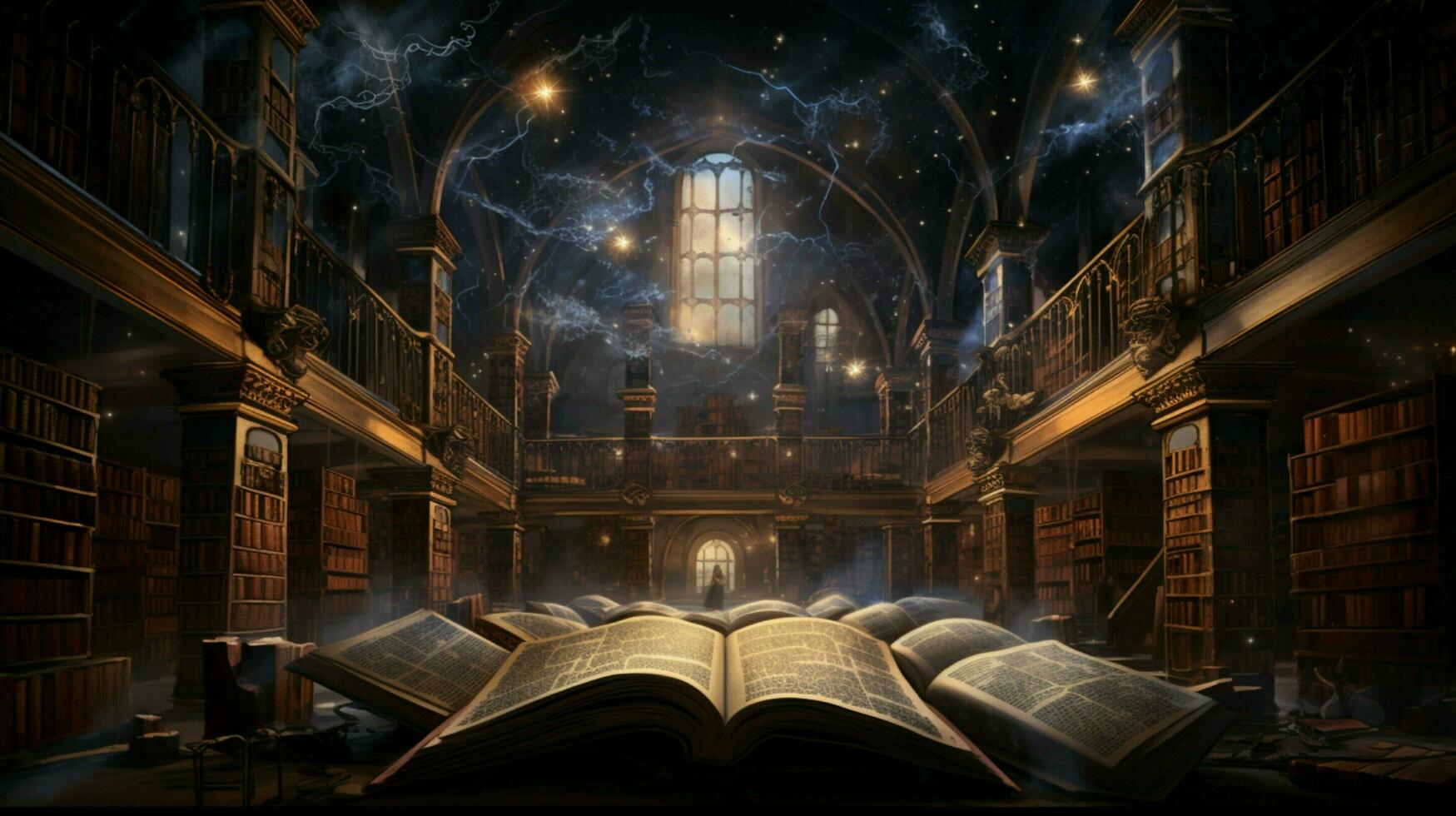 ancient-bible-illuminates-dark-library-with-wisdom-free-photo